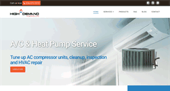 Desktop Screenshot of highdemandheating.ca