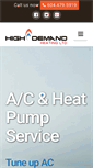 Mobile Screenshot of highdemandheating.ca
